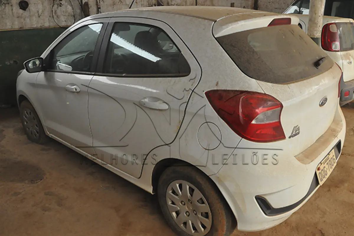 LOTE 009 - FORD KA SE 1.0 HA C - PLACA QQG-7806 - ANO 2019 2019 - COR BRANCA