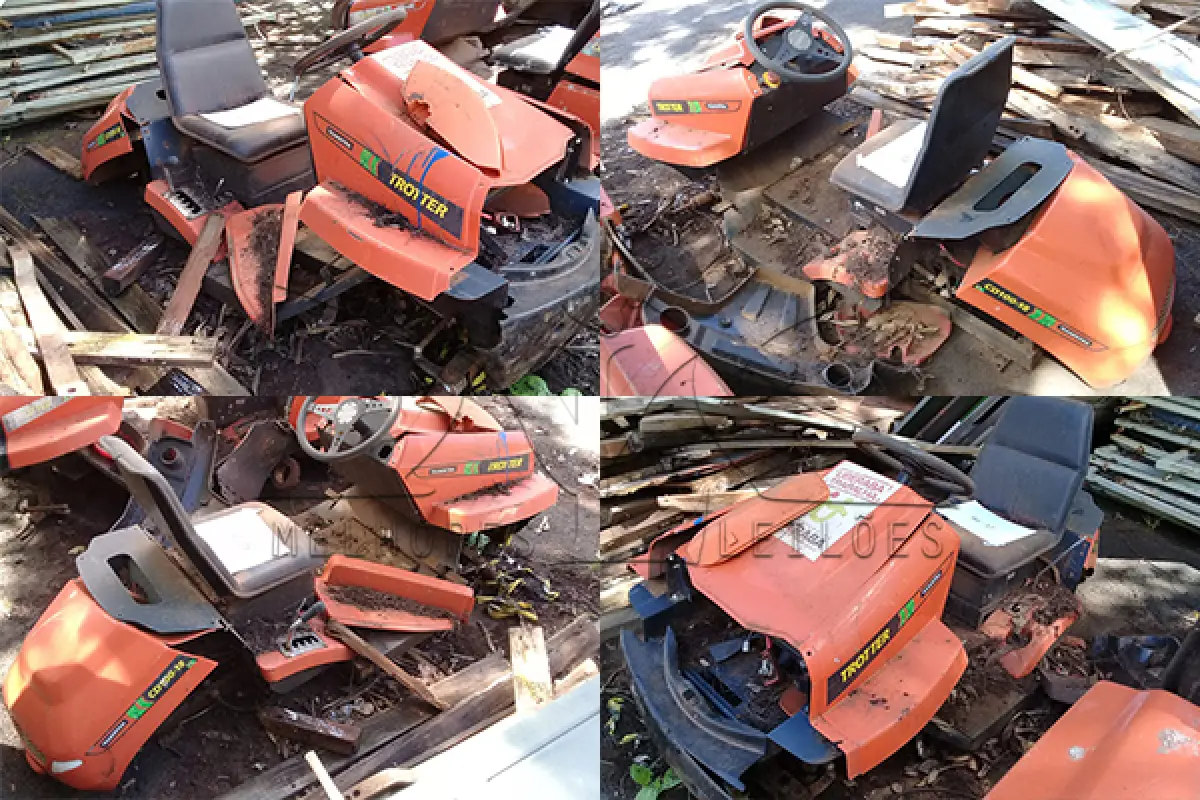 LOTE 055 - SUCATA - MICRO TRATOR ROCADEIRA - Tramontina