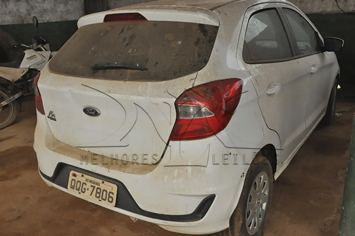 LOTE 009 - FORD KA SE 1.0 HA C - PLACA QQG-7806 - ANO 2019 2019 - COR BRANCA