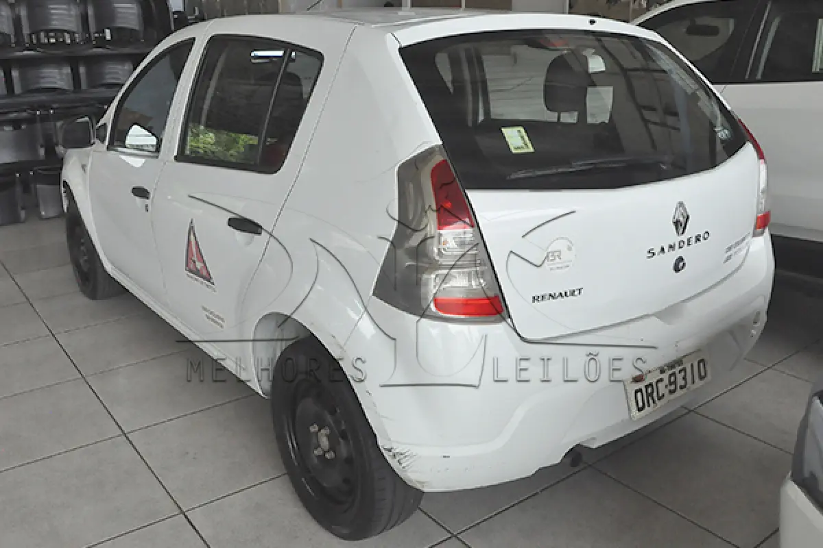LOTE 005 - RENAUT SANDEIRO AU1016V - PLACA ORC-9310 - ANO 2014 2014 - COR BRANCA