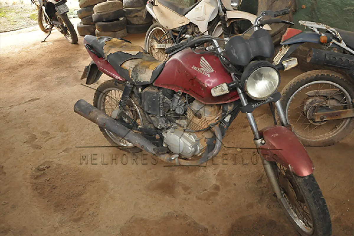 LOTE 013 - HONDA CG 150 FAN ESI - PLACA OPL-5762 - ANO 2013 2013 - COR VERMELHA