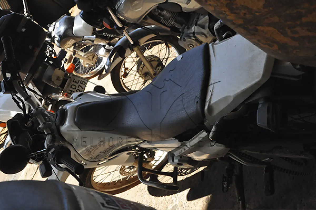 LOTE 013 - Yamaha XTZ 125K - 2004 2004 - Branca  - HBB-3204