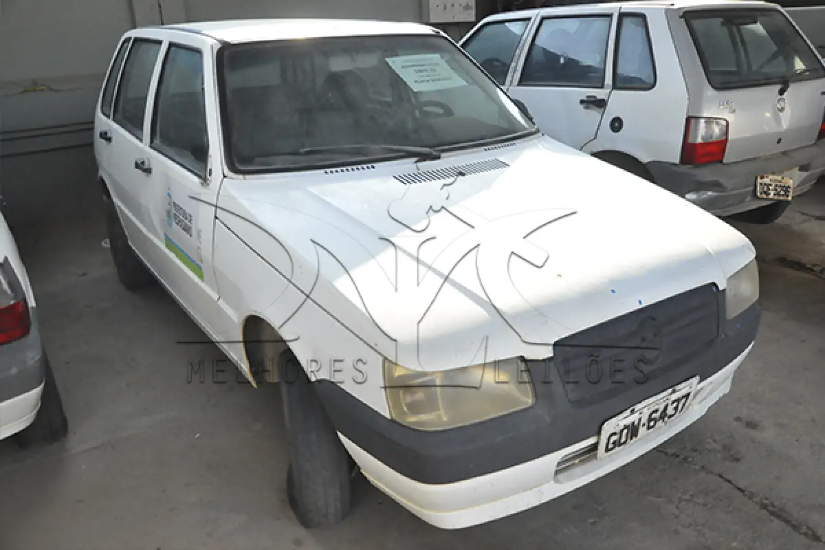 LOTE 008 - FIAT UNO MILLE ECONOMY - ANO 2012 2013 - PLACA GOW-6437