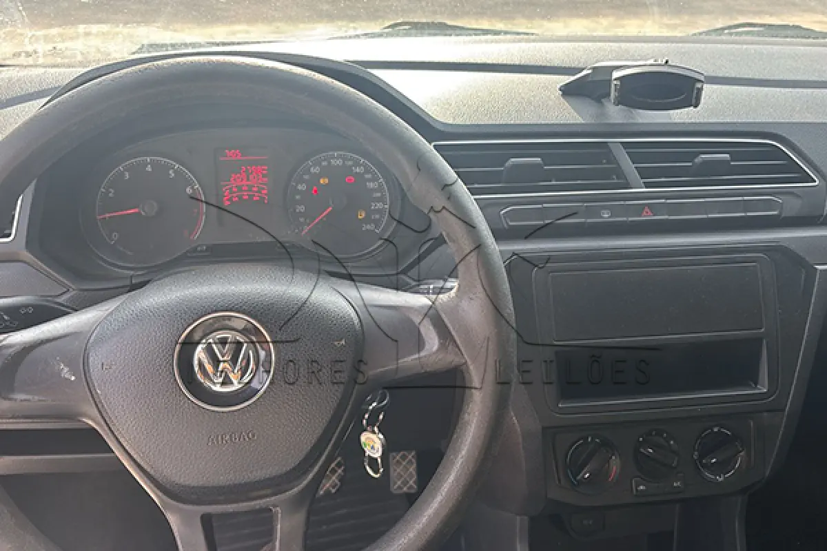 LOTE 002 - VW NOVO GOL TL MBV - PLACA PZY6597 - ANO 2017 2018