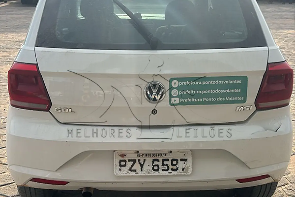 LOTE 002 - VW NOVO GOL TL MBV - PLACA PZY6597 - ANO 2017 2018