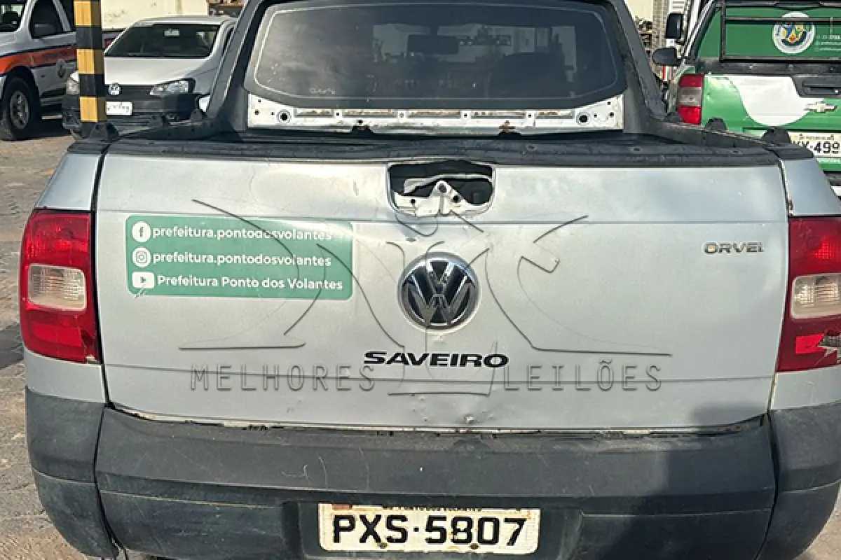 LOTE 007 - VW SAVEIRO CS ST MB - PLACA PXS5807 - ANO 2016 2016