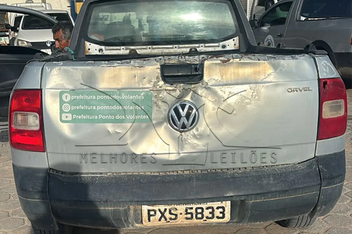 LOTE 008 - VW SAVEIRO CS ST MB - PLACA PXS5833 - ANO 2016 2016