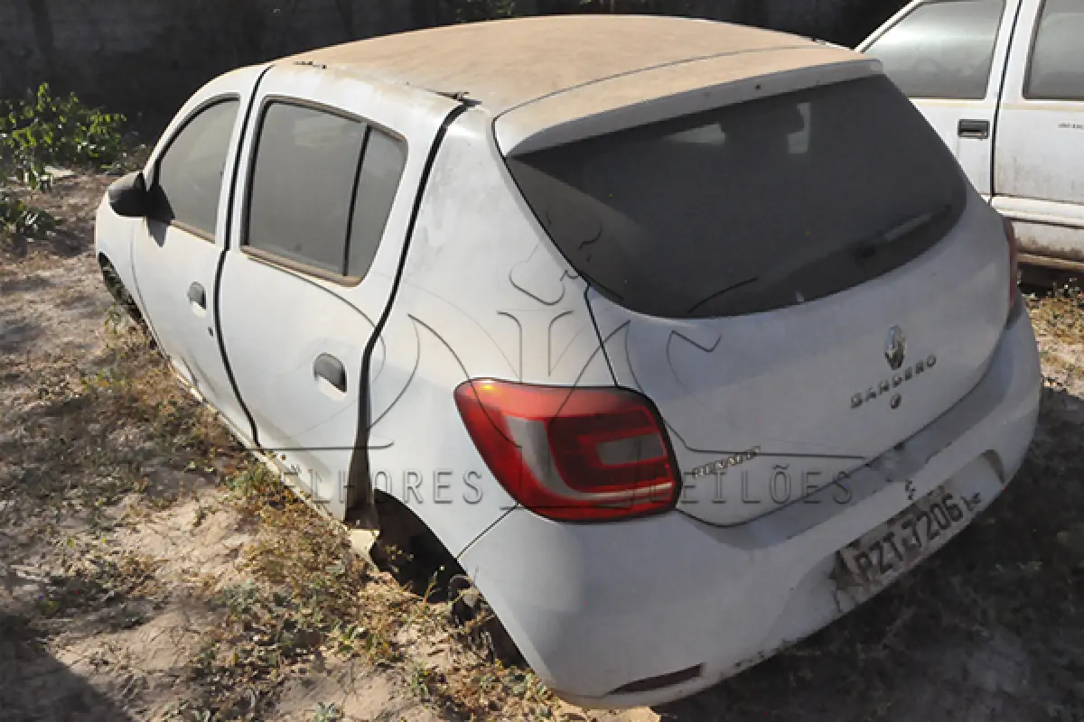 LOTE 011 - RENAULT SANDERO AUTH 10 - ANO 2017 2018 - PLACA PZT-7206