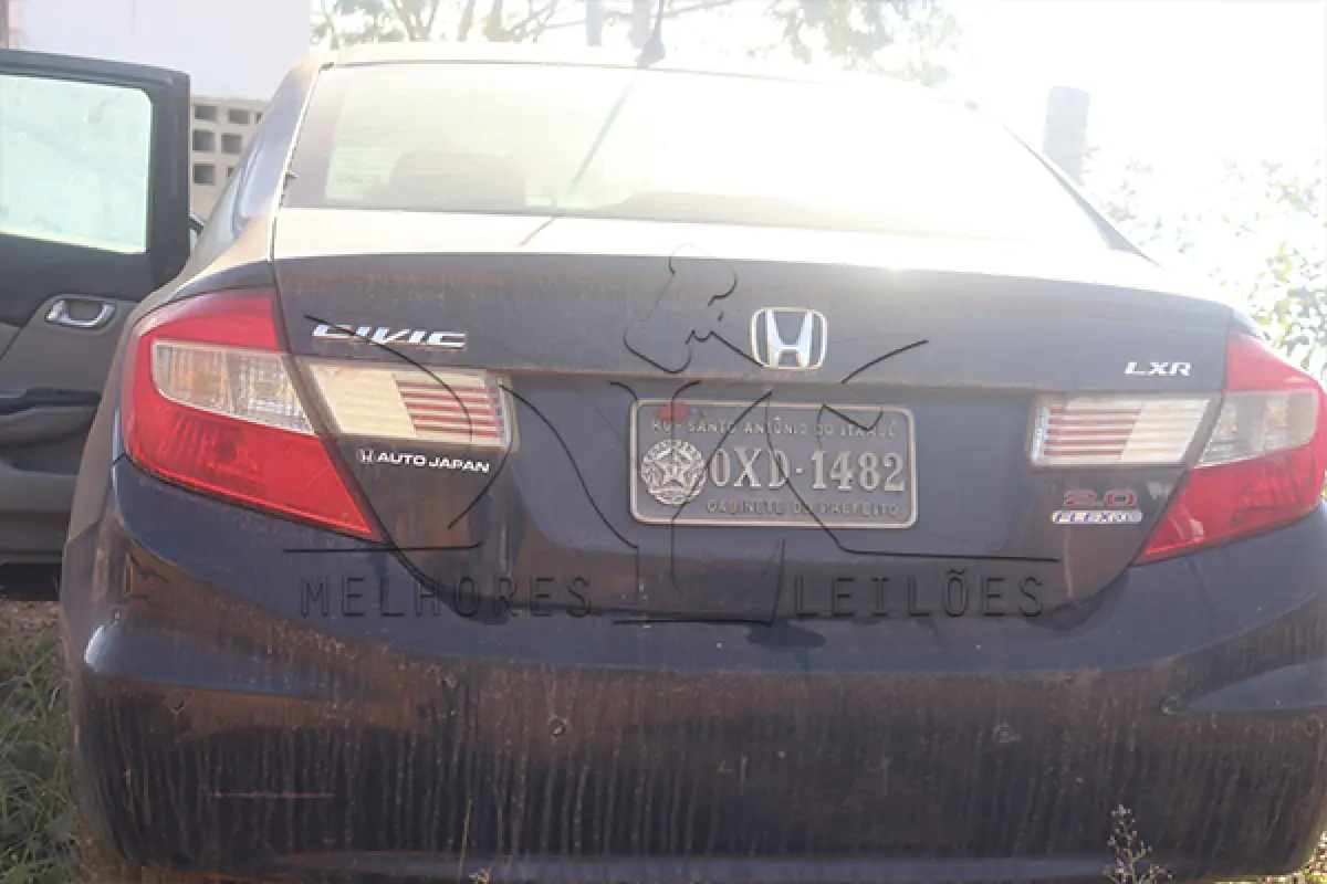 LOTE 012 - HONDA CIVIC LXR - ANO 2014 2014 - PLACA OXD1482