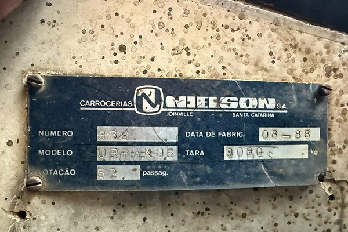 LOTE 008 - M.BENZ OF 1315 - PLACA BYE1160 - ANO 1988 1988
