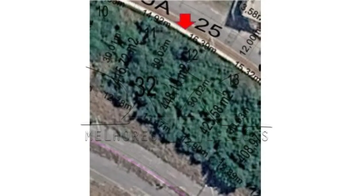 LOTE 003 - Lote de terreno de nº 12 (doze), da quadra nº 32 (trinta e dois) com área de 448,18 m2