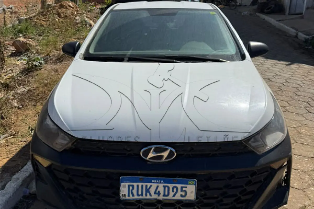 LOTE 015 - HYUNDAIHB20 10M SENSE PLACA RUK4D95 - ANO 2022 2023