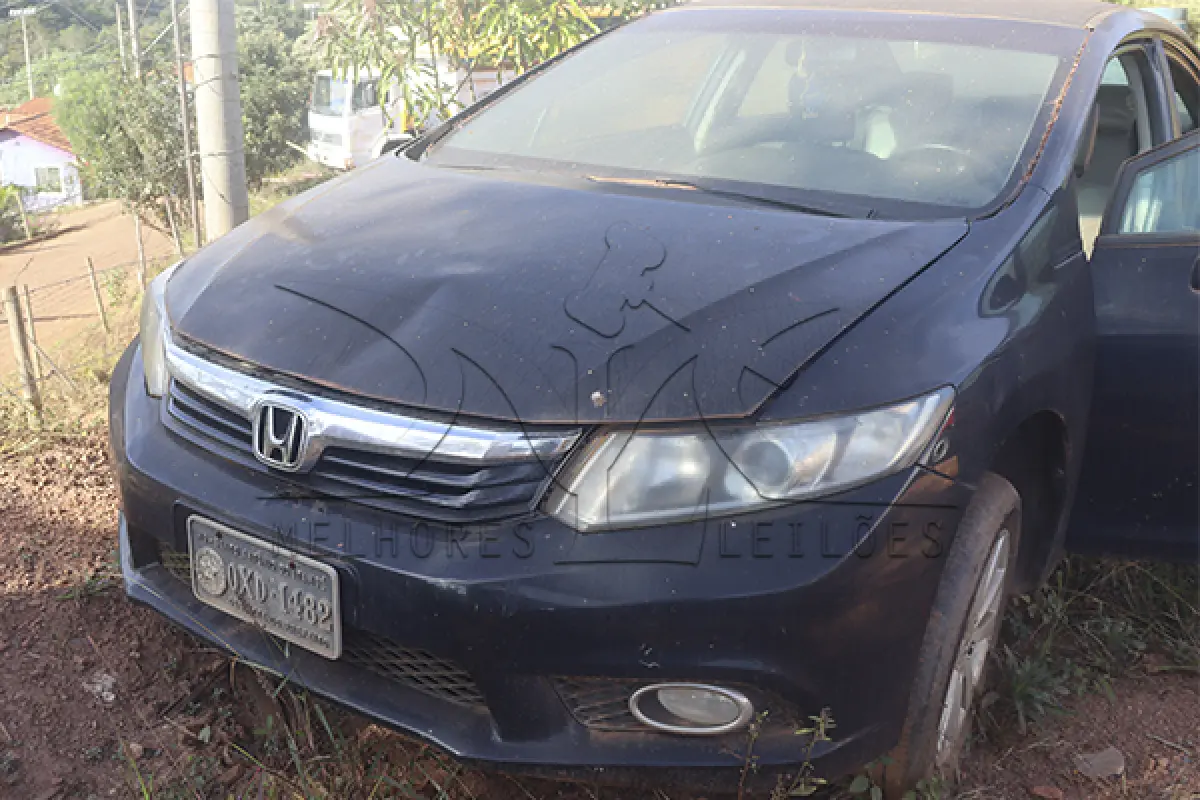 LOTE 012 - HONDA CIVIC LXR - ANO 2014 2014 - PLACA OXD1482