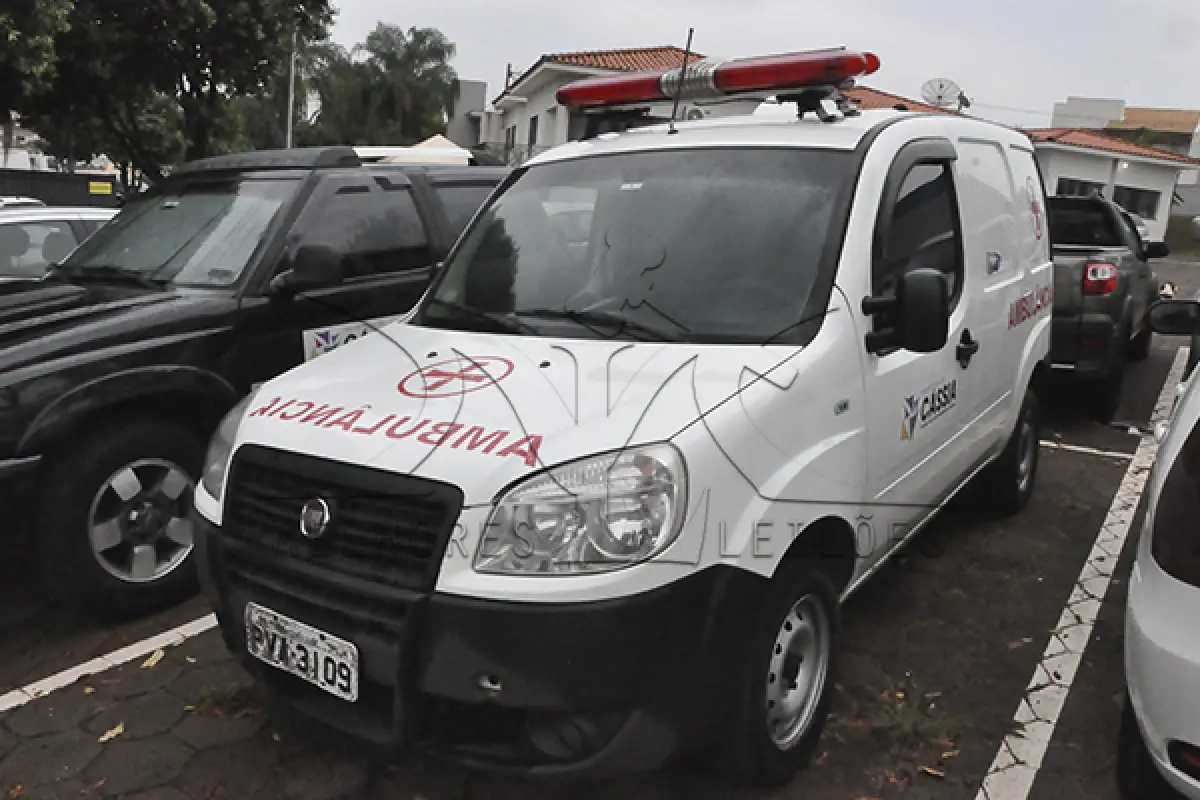 LOTE 009 - FIAT DOBLO AUTOMAR AMB - PLACA PVA3109 - ANO 2014 2015