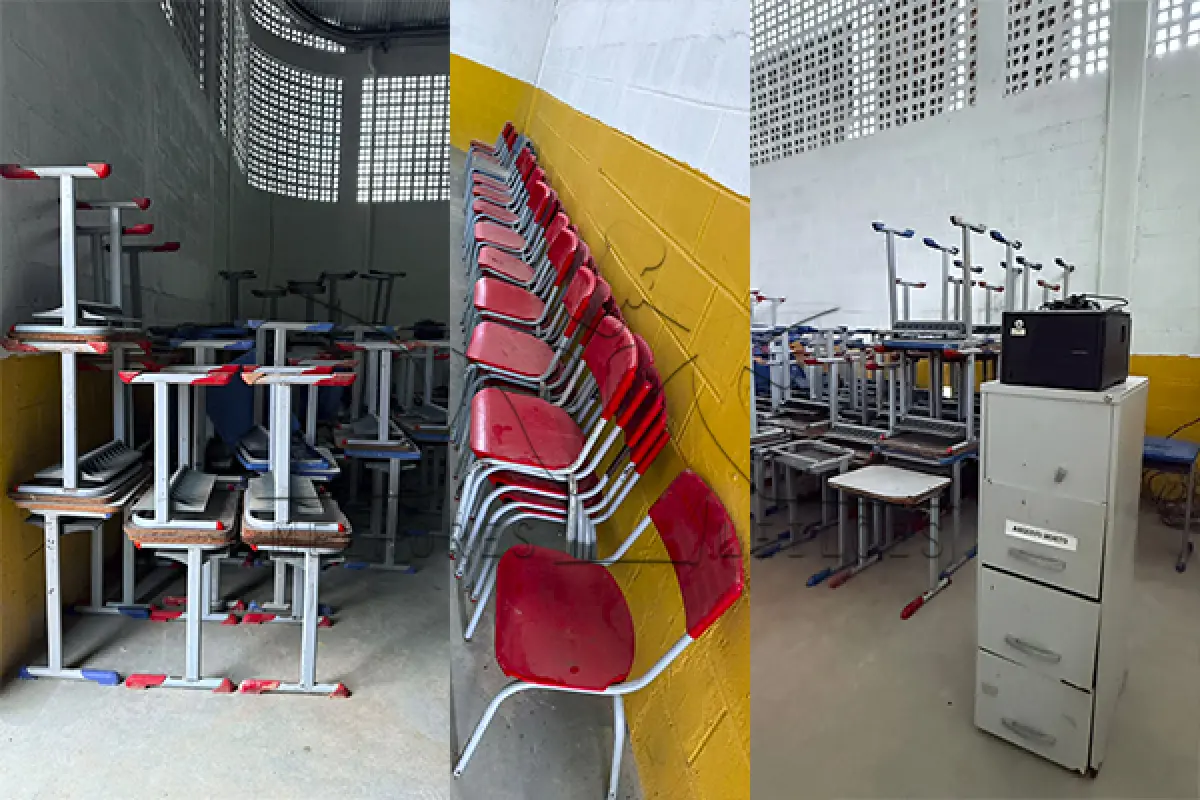 LOTE 003 - SUCATA ESCOLAR