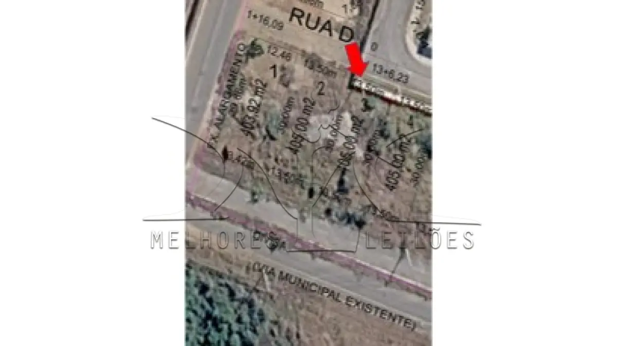 LOTE 002 - Imóvel matriculado sob n° 20.896: Lote de terreno de n° 03 (três), da quadra n° 32 (trinta e dois)  com área de 405,00m²