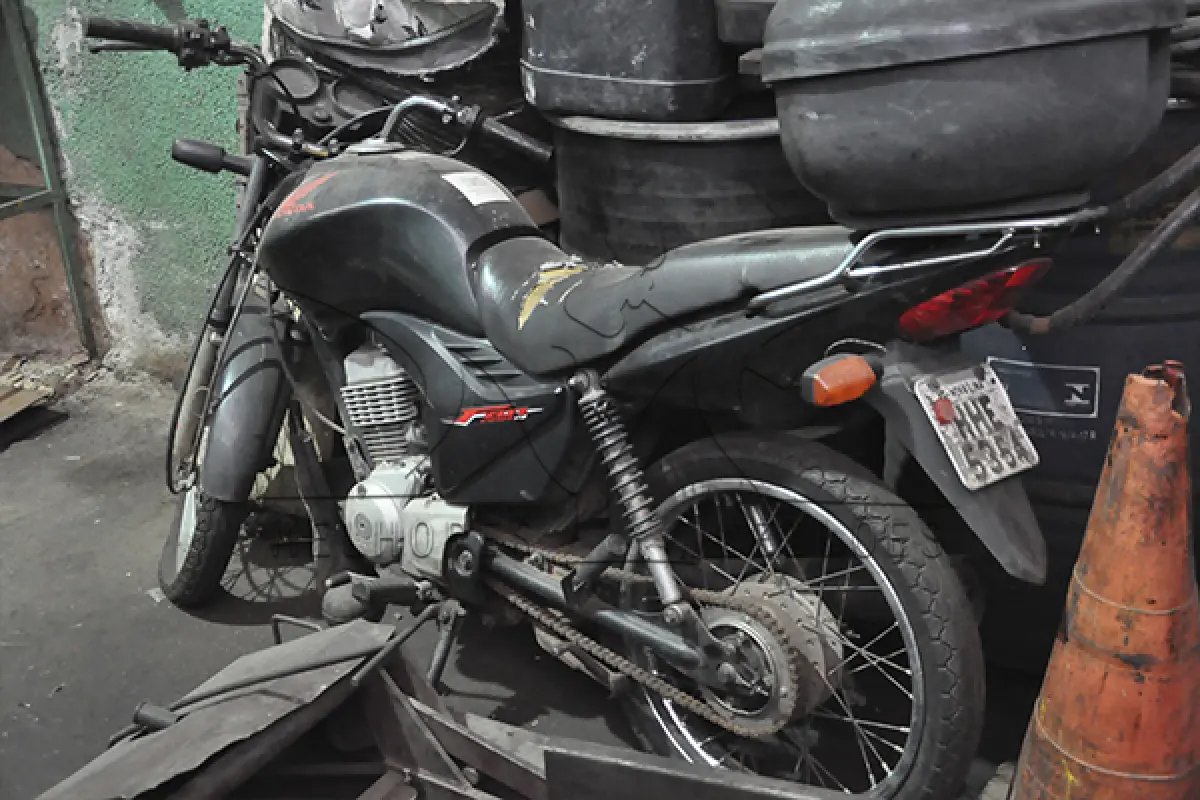 LOTE 003 - HONDA CG 125 FAN KS - ANO 2010 2011 - PLACA HHE-5354