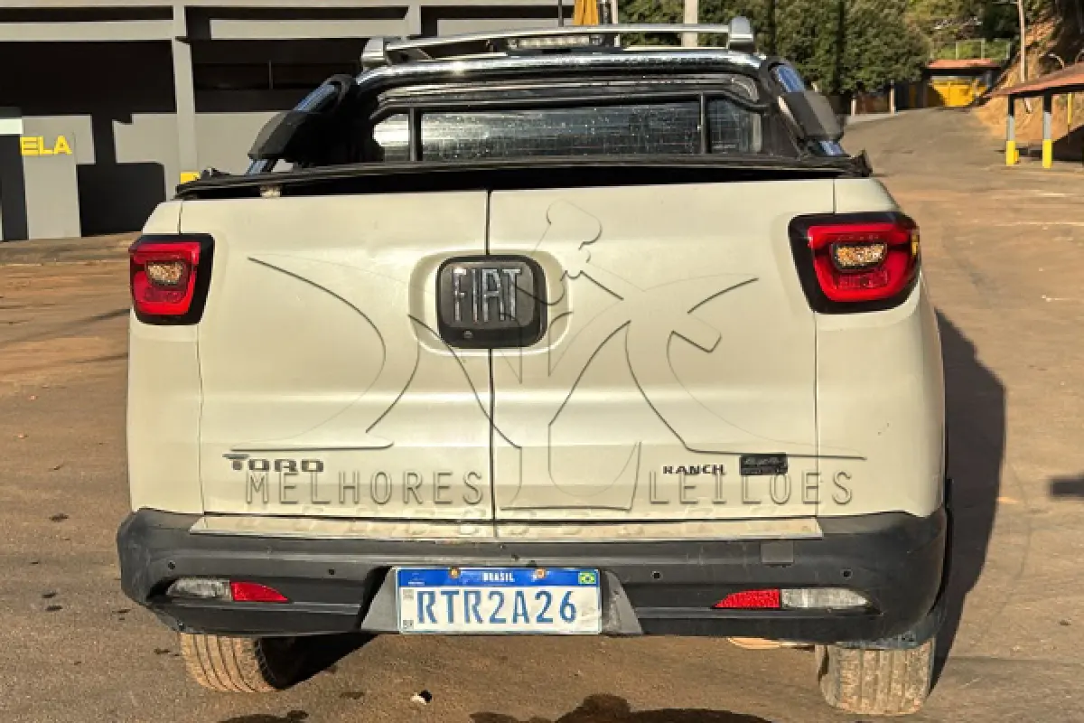 LOTE 006 - FIAT TORO RANCH AT9 4X4 - PLACA RTR2A26 - ANO 2021 2022