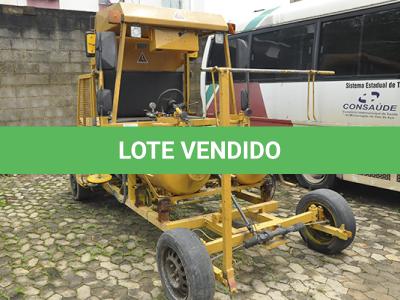 LOTE 007 - MAQUINA DE PINTURA DE FAIXAS EM VIAS