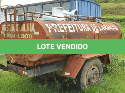 LOTE 008 - SUCATA - CARRETA RESERVATORIO DE AGUA AGRICOLA