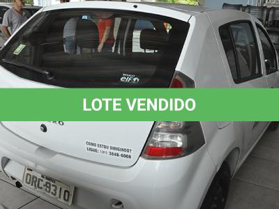 LOTE 005 - RENAUT SANDEIRO AU1016V - PLACA ORC-9310 - ANO 2014 2014 - COR BRANCA