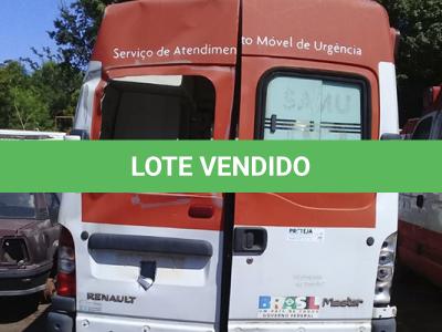 LOTE 047 - SUCATA - RENAULT MASTER ROTANAMB - OQM-9588 - A92 - 2010 2011