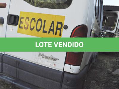 LOTE 008 - RENAULT MASTER BUS16 DCI - PLACA HLF7081 - ANO 2011 2012