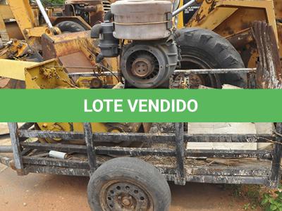 LOTE 010 - 1 MINI ROLO COMPRESSO, 3 IMPLEMENTOS E 1 BICICLETA ELETRICA