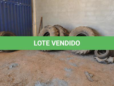 LOTE 007 - SUCATA DE BATERIAS, PNEUS E PEÇAS