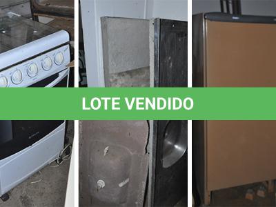 LOTE 014 - SUCATA - ELETRODOMESTICO - INDUSTRIAL - MONTANTE