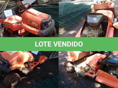 LOTE 055 - SUCATA - MICRO TRATOR ROCADEIRA - Tramontina
