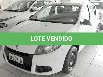 LOTE 005 - RENAUT SANDEIRO AU1016V - PLACA ORC-9310 - ANO 2014 2014 - COR BRANCA