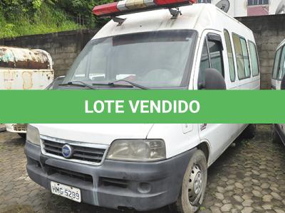 LOTE 003 - FIAT DUCATO M RONTAN AMB - PLACA HMG-5289 - ANO 2005 2006 - COR BRANCA