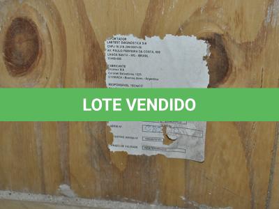 LOTE 002 - SUCATA DERIVADO DE SAUDE