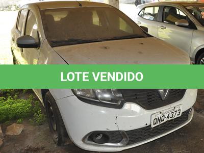 LOTE 010 - RENAULT SANDEIRO AUTH 10 - PLACA QNQ 4373 - ANO 2017 2018