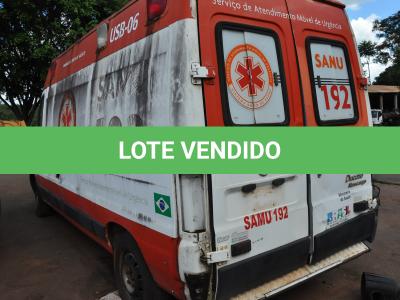 LOTE 046 - SUCATA - FIAT DUCATO MC ROTANAMB	- HLF-6363 - 2010 2011