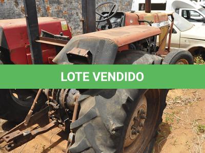 LOTE 001 - TRATOR MASSEY FERGUNSON ON 265 – ANO S.ID