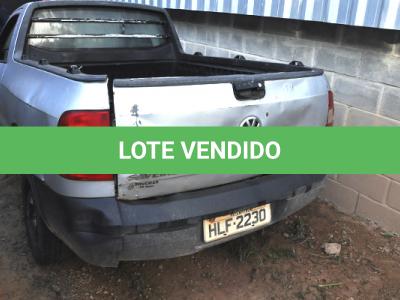 LOTE 014 - VW SAVEIRO 1.6 CS - PLACA HLF2230 - ANO  2010 2010