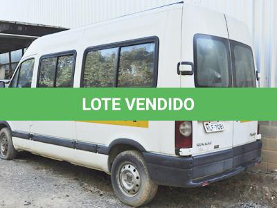 LOTE 008 - RENAULT MASTER BUS16 DCI - PLACA HLF7081 - ANO 2011 2012