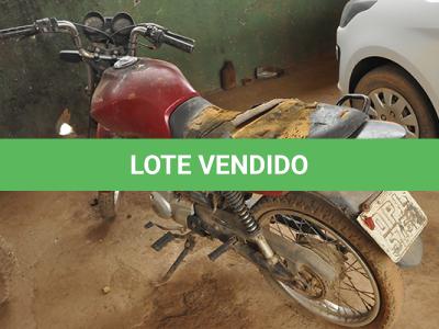 LOTE 013 - HONDA CG 150 FAN ESI - PLACA OPL-5762 - ANO 2013 2013 - COR VERMELHA