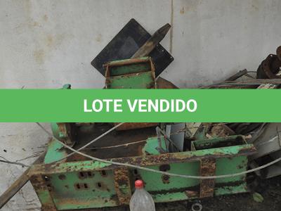 LOTE 010 - SUCATA 02 PICADEIRA DESMONTADAS AGRÍCOLA