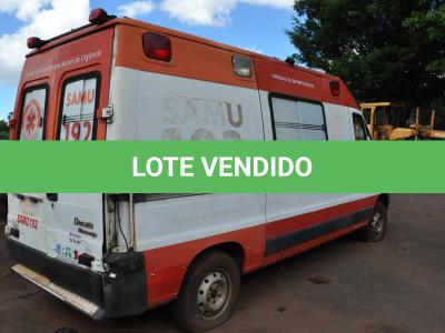 LOTE 046 - SUCATA - FIAT DUCATO MC ROTANAMB	- HLF-6363 - 2010 2011