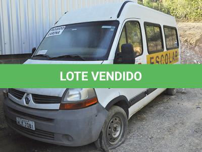 LOTE 008 - RENAULT MASTER BUS16 DCI - PLACA HLF7081 - ANO 2011 2012