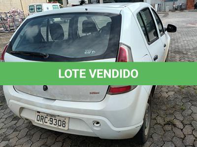 LOTE 016 - RENAULT SANDERO AUT1016V - PLACA ORC-9308 - ANO 2014 2014 - COR BRANCA