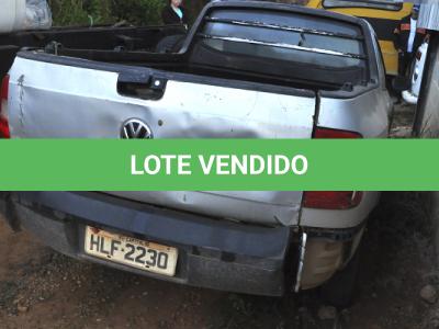 LOTE 014 - VW SAVEIRO 1.6 CS - PLACA HLF2230 - ANO  2010 2010