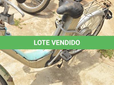 LOTE 010 - 1 MINI ROLO COMPRESSO, 3 IMPLEMENTOS E 1 BICICLETA ELETRICA