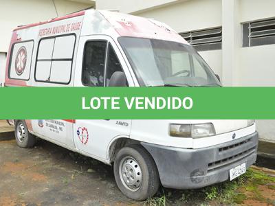 LOTE 006 - FIAT DUCATO M ROTAN AMB - Placa HMG 4349 - Ano 2005 2005