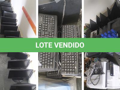 LOTE 011 - SUCATA MONTANTE - ELETRONICA E INFORMATICA DERIVADO ESCOLAR