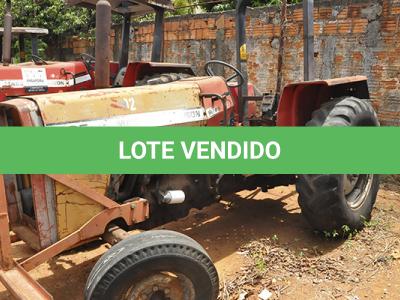 LOTE 001 - TRATOR MASSEY FERGUNSON ON 265 – ANO S.ID