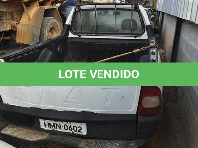LOTE 016 - FIAT STRADA FIRE - PLACA HMN0602 - ANO 2003 2004